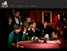 Tablet Screenshot of blackfridayband.co.uk